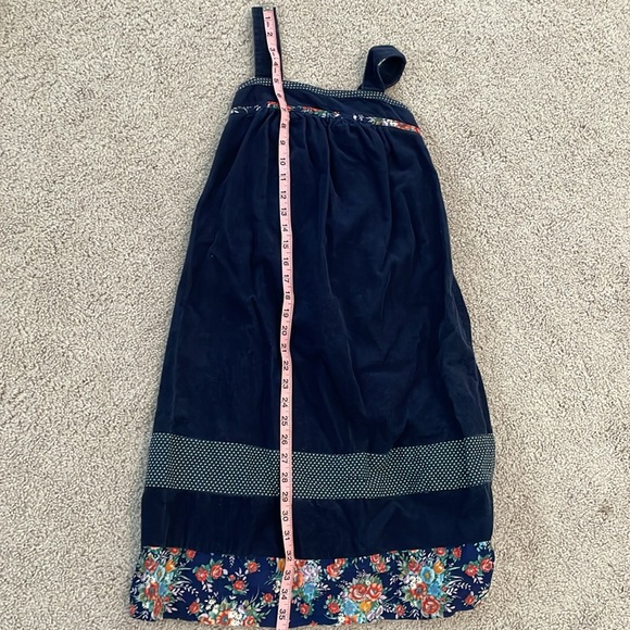 Girls’ VTG navy corduroy jumper dress - Picture 9 of 9